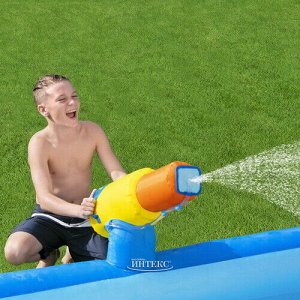 Bestway Водный игровой центр с горкой и стеной для скалолазания Water Park 448*311*266 см