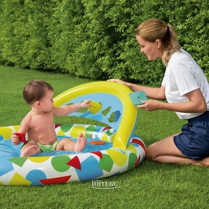 Надувной бассейн для малышей с сортером Kiddie Dream 120*117 см