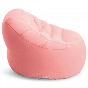 Надувное кресло Beanless Bag Chair 112*104*74 см коралловое