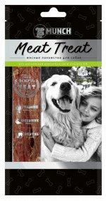 MUNCH Meat Treat лакомство для собак Полоска говяжья (пищевод) 50гр
