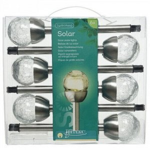 Набор садовых фонарей на солнечной батарее Solar Essence 24 см, 6 шт, IP44