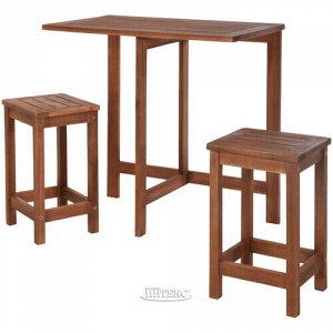 Комплект мебели для балкона Москардо: 1 стол + 2 стула