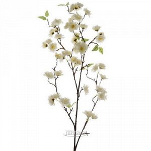 Декоративная ветка Цветущая Сакура 112 см, белая