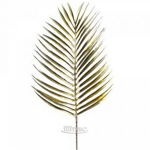 Декоративный лист Сереноа 80 см, золотой