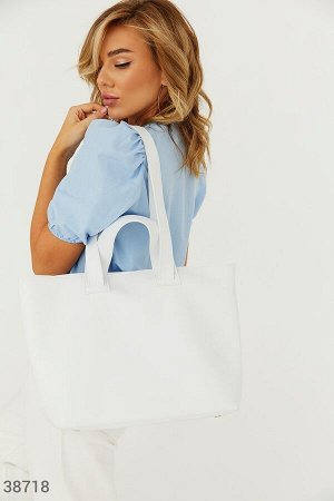 Gepur Белая сумка-шоппер