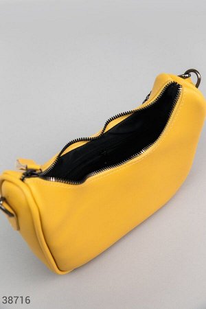 Желтая сумка кросс-боди