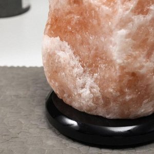 Соляной светильник с диммером "Скала" 3-4 кг, 15Вт, 22х14х12 см