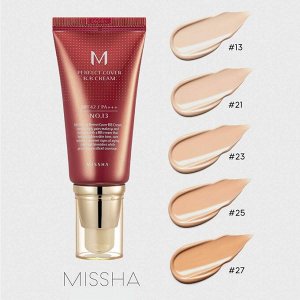 Missha Perfect Cover BB Cream SPF42 pa+++ #21 ББ крем с высокой степенью покрытия 50мл