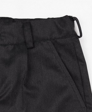 Школьные серые брюки для мальчика Цвет: тёмно-серый