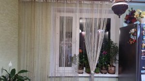 Кисея нитяные шторы дождь радуга с шарами col 123
