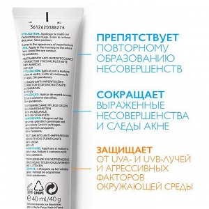 Ля Рош Позе Корректирующий крем-гель для проблемной кожи Duo+ SPF30, 40 мл (La Roche-Posay, Effaclar)