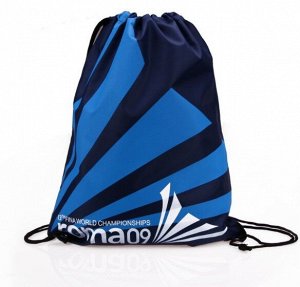 Непромокаемая сумка, цвет темно-синий  с синими полосами