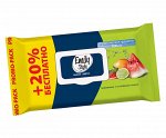 Эмили Стайл влажные салфетки Тропические фрукты 120шт. упаковка с крышкой (+20% БЕСПЛ)