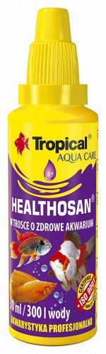 Healthosan 30мл./300л.(до 02.2024) защищает рыб от бактерий,простейших,грибков + икру и личинки рыб
