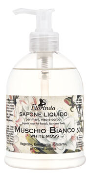 FLORINDIA Жидкое мыло 1578 Muschio Bianco 500 мл NEW