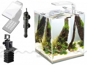 AquaEL SHRIMP SET SMART LED DAY&NIGHT 20 (белый), Креветкариум 20 литров