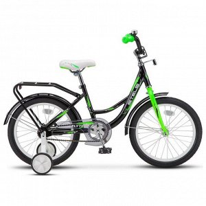 Велосипед 18" Stels Flyte, Z011, цвет черный/салатовый