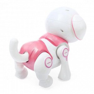 Собака-робот интерактивная «Чаппи», русское озвучивание, цвет розовый