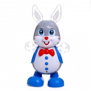 Игрушка «Кролик», работает от батареек, танцует, световые и звуковые эффекты