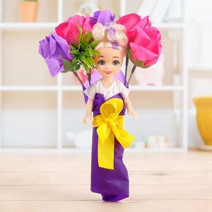 Подарочный набор для девочек «Самой стильной»: цветы из мыла, кукла, МИКС