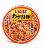 Inaba Shyokuhin влажный корм для кошек Японский тунец с тонкой нарезкой желтоперого тунца 115гр консервы