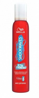 Wella Shockwaves Мусс для волос ULTRA STRONG HOLD 200 мл