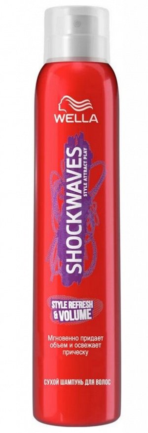 Набор Wella Shockwaves МУЗА (Сухой шампунь для волос STYLE REFRESH &amp; VOLUME 180 мл + Гель-спрей для волос TEXTURE N&#039; SHINE 150 мл)