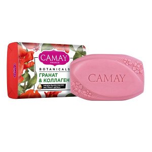 CAMAY BOTANICALS туалетное мыло цветы граната с натуральными экстрактами и маслами для всех типов кожи 85 гр