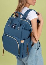 Сумка-рюкзак для мам &quot;Mummy bag&quot;с USB портом; цвет: деним