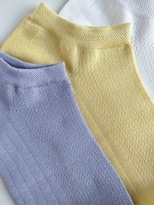 Носки женские с сетчатой вставкой (10 пар)