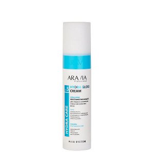 ARAVIA Professional Крем-уход восстанавливающий для глубокого увлажнения сухих и обезвоженных волос Hydra Gloss Cream. Аравия