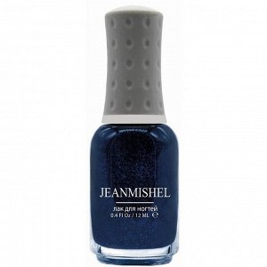 Лак для ногтей Jeanmishel, тон 363, тёмно-синий искрящийся, 12 мл