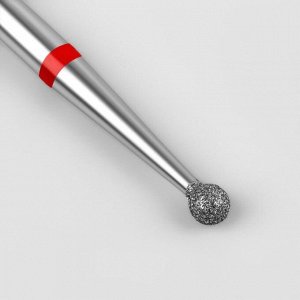 Фреза алмазная для маникюра «Шар», мелкая зернистость, 2,1 мм
