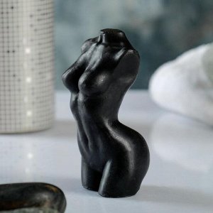 Фигурное мыло "Женское тело №1"  черное, 80гр