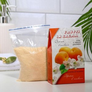 Соль с пеной для ванн Frutti in crema, абрикос в сливках, 500 г