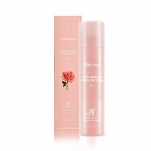 JMsolution Glow Luminous Flower Sun Spray SPF50+ PA++++ Омолаживающий солнцезащитный спрей с розой 180 мл