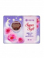 Sayuri Ночные гигиенические прокладки Super Soft, 32 см - 7 шт