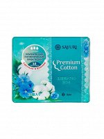 Sayuri Гигиенические прокладки Premium Cotton, нормал, 24 см - 10 шт