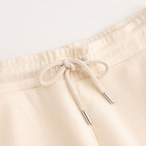 Женские брюки на резинке, цвет бежевый