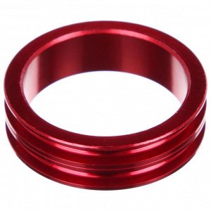 Кольцо проставочное 1-1/8"х10мм SPACER-R, алюминий, цвет красный