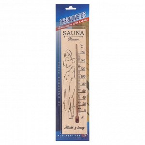 Термометр "Sauna", для бань и саун, микс