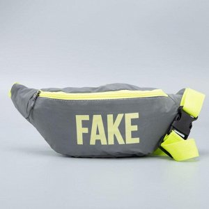 Сумка поясная светоотражающая FAKE 35х12х5 см