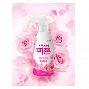Кондиционер для белья "Fabric Refresher Pink" (спрей с ароматом «Розовый сад») 490 мл / 12