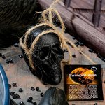 Магическое мыло &quot;Череп для снятия негатива&quot; черный, 80гр