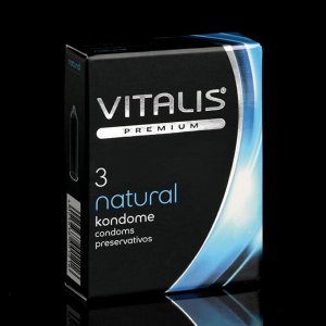 Презервативы VITALIS PREMIUM классические, ширина 53mm, 3 шт