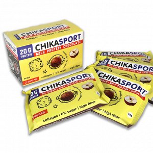 Шоколад CHIKALAB молочный с фундуком 100 гр 1*4*16