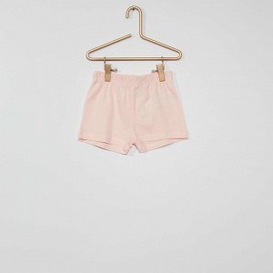 Короткая пижама из экологически чистого материала - розовый