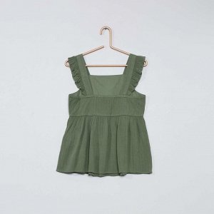 Легкая блузка - зеленый