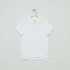 Рубашка-поло с вышивкой Eco-conception - белый