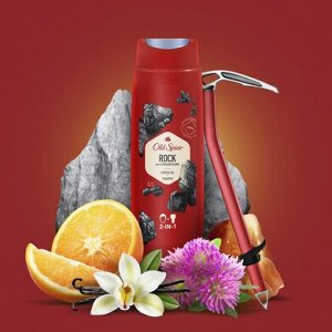 OLD SPICE Гель для душа + шампунь 2в1 Rock with Charcoal 250мл